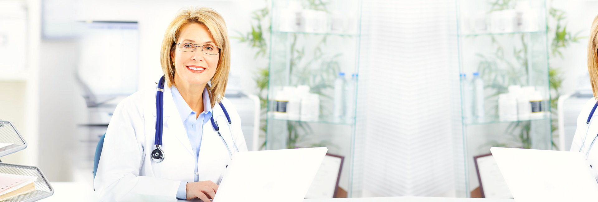 lady doctor smiling